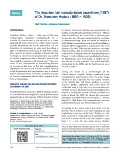 Modern Saç Cerrahisi Gelişen Teknikler